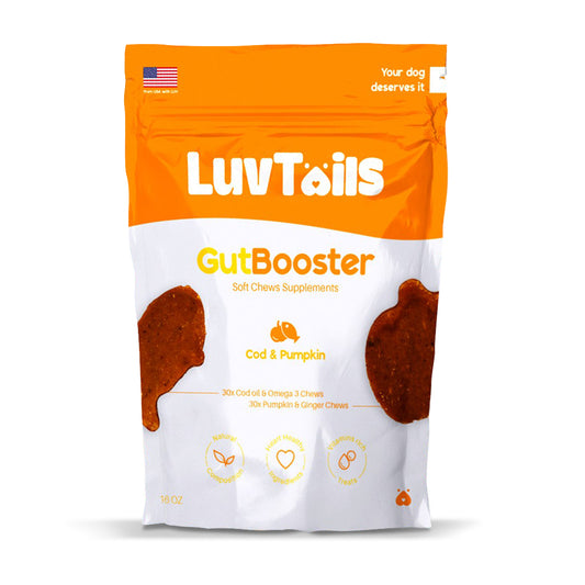 LuvTails Gut Booster Dog Treats - Cod and Pumpkin
